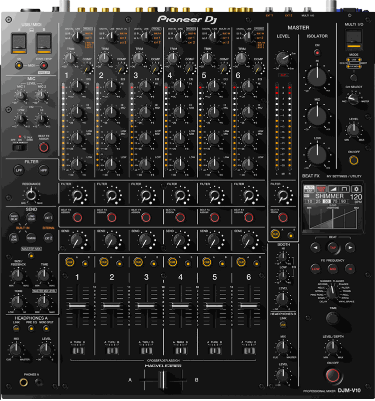 Pioneer DJM-V10 Mixer im XStudios Bochum