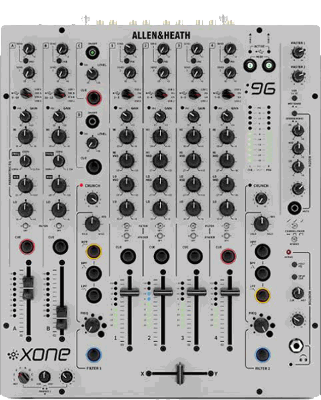 Allen & Heath Xone 96 Mixer im XStudios Bochum